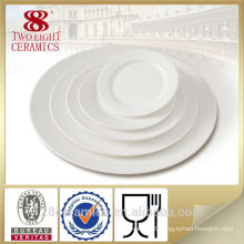 Restaurant china plates, white porcelain plate